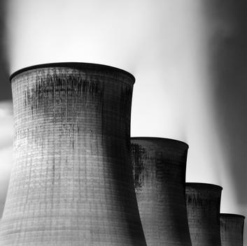 Eggborough Power Station cooling towers, East Yorkshire