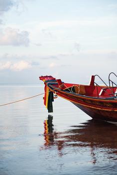 Boat on the water Ko Phangan, Thailand