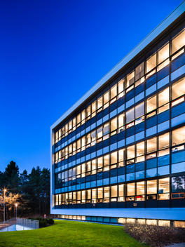 Modern office, 251 Sandslimarka, designed by Link Arkitektur AS Bergen, Norway.