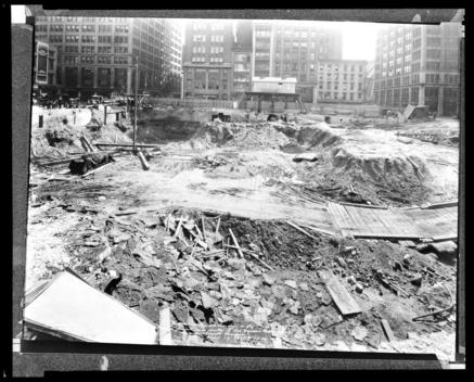 Madison Square Garden, Record Photo, From A Point Near Center Of Old Garden Looking East Towards 4Th Avenue, 11:46Am.
