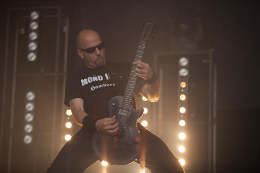 The band Mono Inc. In Concert at the Zitarock Festival