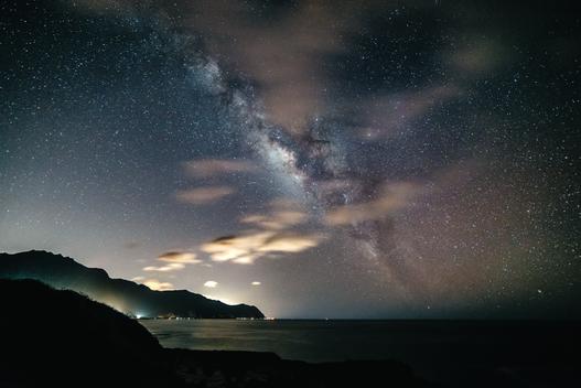 Milky Way as seen from the west coast of Oahu.