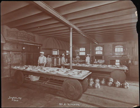 The Kitchen At Sailor\'S Snug Harbor, A Facility And Home For Retired Sailors On Staten Island, New York.