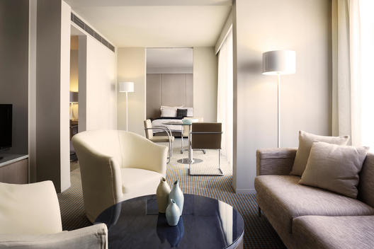 Contemporary, Modern Hotel/ Serviced Apartment Room Interior In Natural Tones
