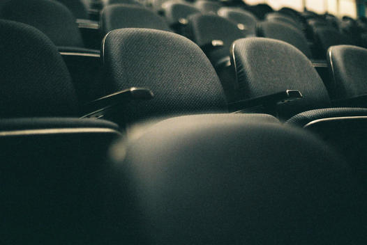 Empty Theater Chairs