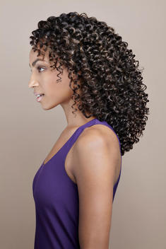 hair picture of a black model