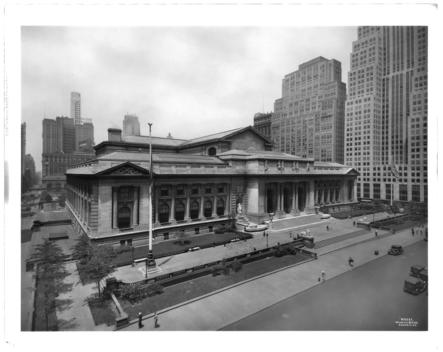 42Nd Street And 5Th Avenue. [New York Public Library, View From Above].