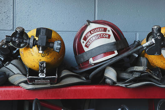 Fireman Helmets and Gear