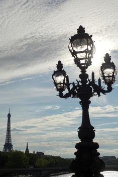 pont alexandre lamp tour Eiffel