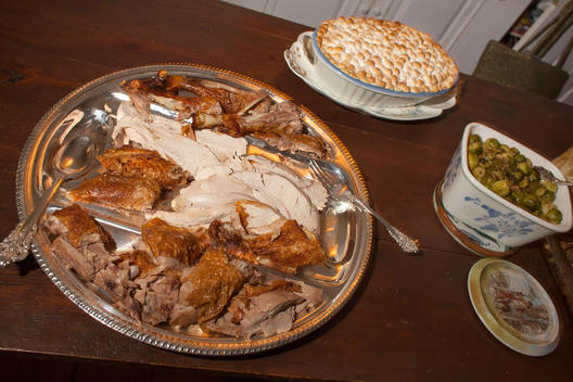 Thanksgiving turkey holiday dinner.