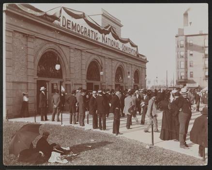 Democratic Convention, Chicago Ill. Coliseum, Palmer House Hotel (N.Y. Journal B.).