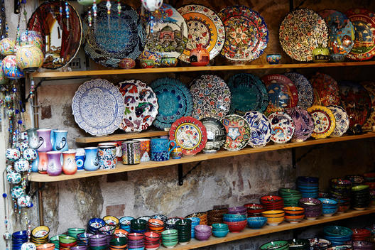 Turkish plates, Turkish store
