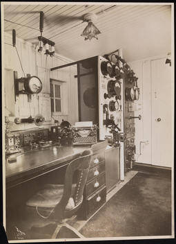 A Communications Office Aboard The S.S. \
