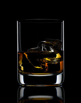 Bourbon on ice