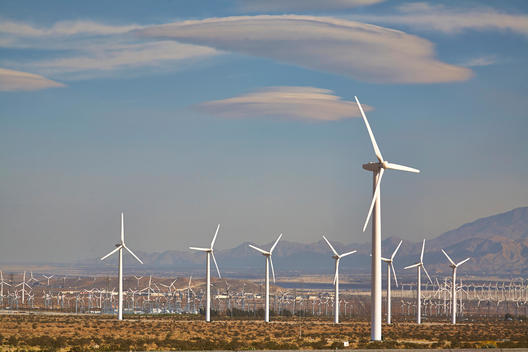 Wind Farm outside Palm Springs, California
