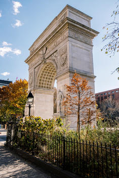 Washington Arch in Washington Square Park.