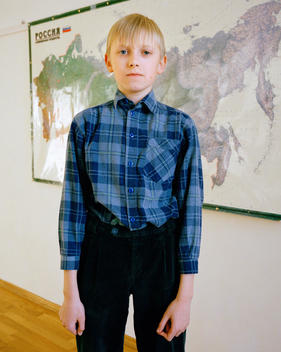 A Young Male Pupil At The Gorchakov School For Gifted Children.