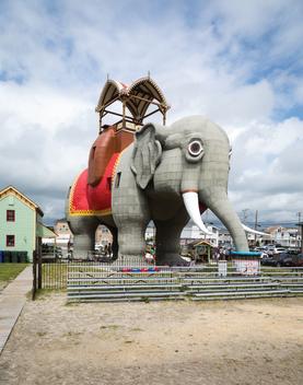 Historic landmark and roadside tourist attraction, Lucy The Elephant in Margate, NJ