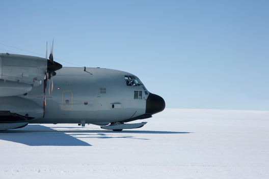 NY Air National Guard delivers scientists and supplies to Camp Raven to aid the study of Global Warming