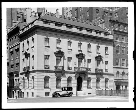 602 Park Avenue At The N.W. Corner Of 64Th Street. Residence.