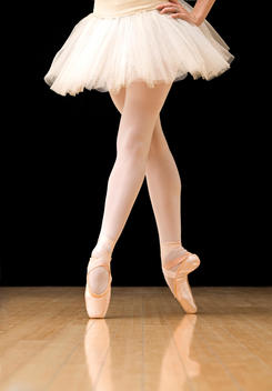 Ballet Legs Close Up