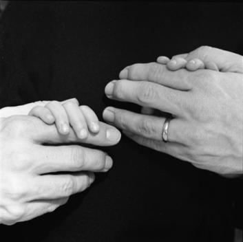 Father And Son\'S Hands
