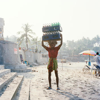 Moring Drinks Delivery, Kovolam Beach, India