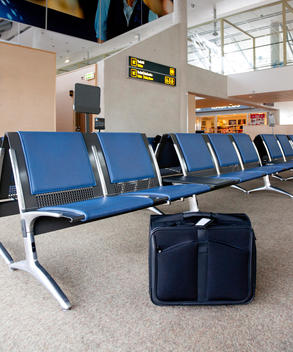 Departure waiting area seating