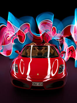 Red Ferrari 430 Front