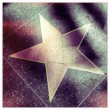 star on Hollywood Boulevard
