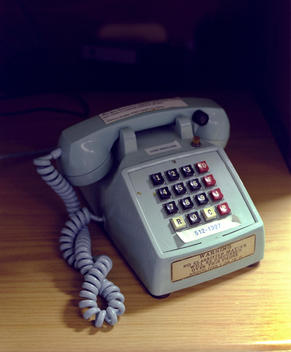 De-Commissioned Telephone In Live Nuclear Bunker