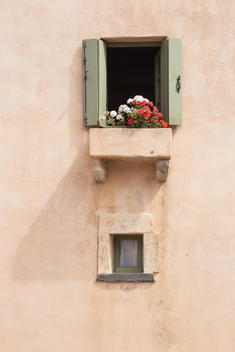 window with flower box