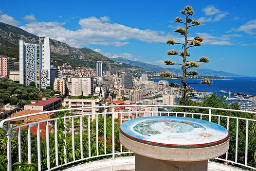 Principality of Monaco, Monte Carlo, overview of the city.