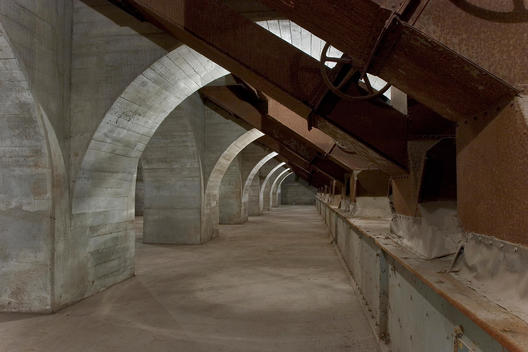 Steel And Concrete Industrial Style Interior -- Grain Silo