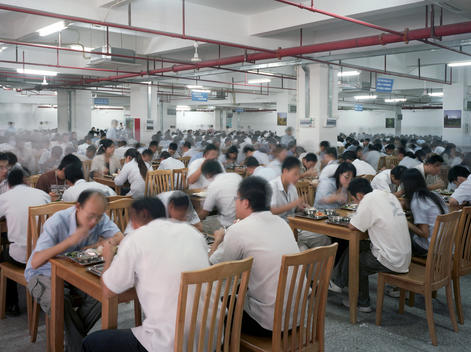 Employee Lunchroom, BYD Auto Manufacturer
