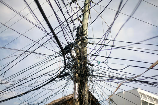 excessive electrical wires