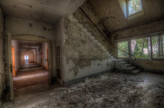 An abandoned care home for kids in East Germany