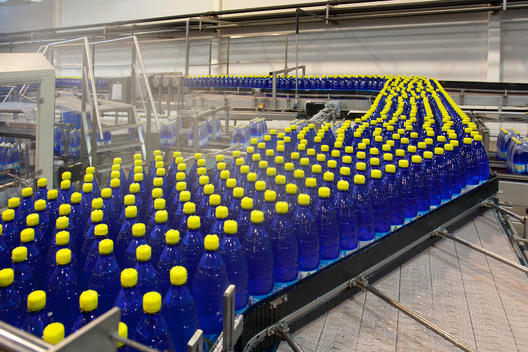 A drinks bottling plant in Estonia
