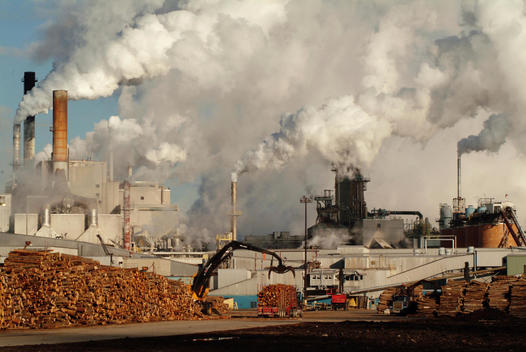 International Paper Mill in Jay, Maine.