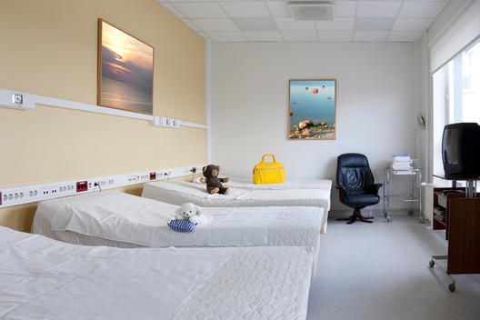 The general delivery ward in the maternity unit