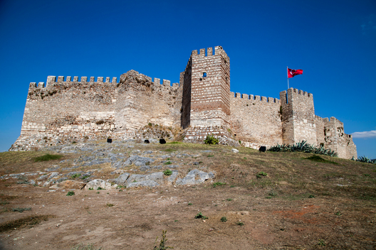 The well preserved Byzantine castle which stands on the hill of Ayasuluk?