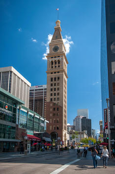 16th Street Mall, buildings, Colorado, Daniels and Fisher Tower, Denver, Downtown, historic
