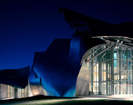 Frank Gehry\'S Building At Bard College