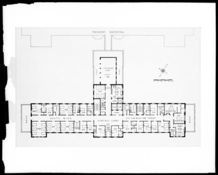 Floor Plan, Hospital Building.