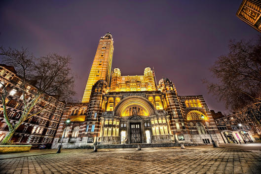 Westminster Cathedral, London, Is The Largest Catholic Church In England And Wales And Is Home To The Archbishop Of Westminster. It Was Built In The Neo-Byzantine At The Turn Of The 20Th Century.