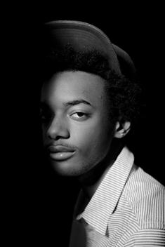 Black and white portraits of young adults