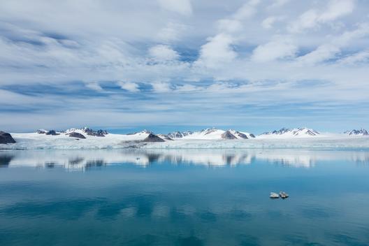 Landscapes and wildlife of Svalbard, a Norwegian Territory in the Arctic acutely sensitive to climate change, where people general travel to see polar bears.