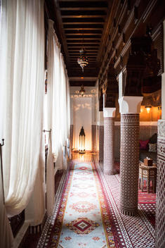 Hallway of an elegant Riad