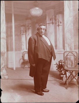 Joseph Weber Standing In A Tuxedo In An Unidentified Weber & Fields\' Production.