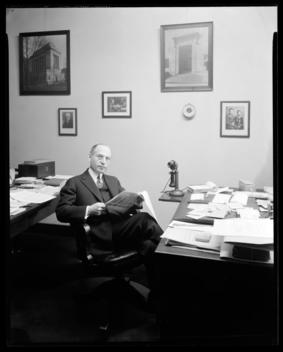 Michael Cohen's Portrait In Office.